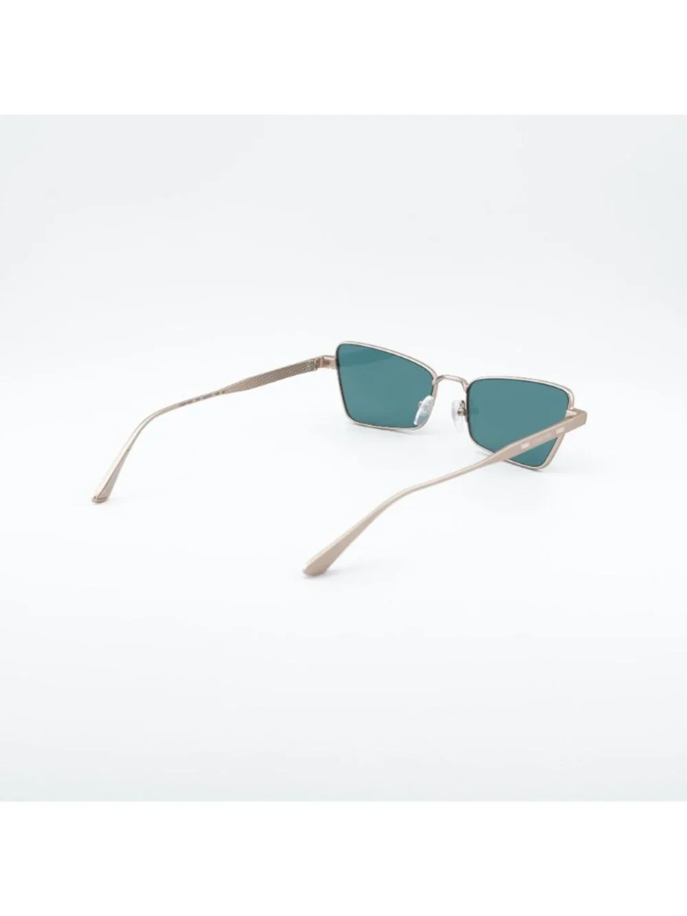 Calvin Klein CK24110S 716 Sunglasses Gold Butterfly Frame, Green Lenses